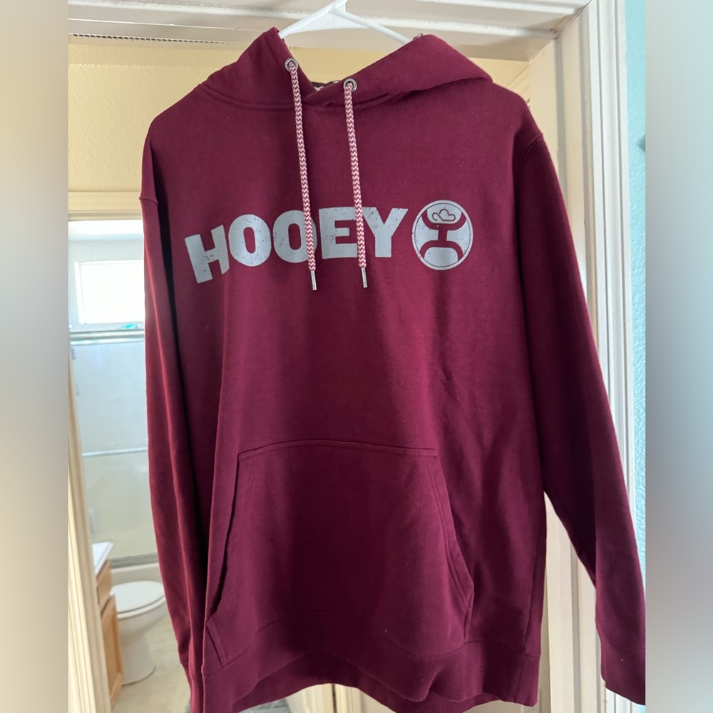 Aztec print burgundy Hooey sweatshirt